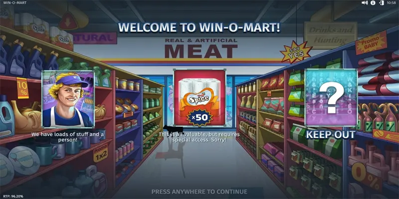 Spin Through Aisles of Fun with Win-O-Mart Slot